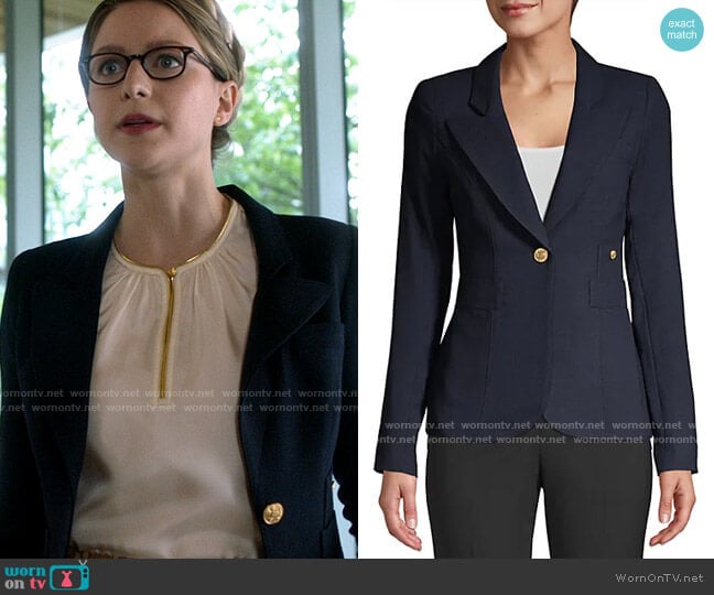 Smythe Duchess Blazer worn by Kara Danvers (Melissa Benoist) on Supergirl