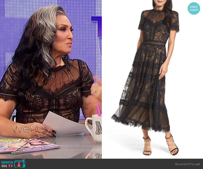 Tadashi Shoji Lace Midi Dress