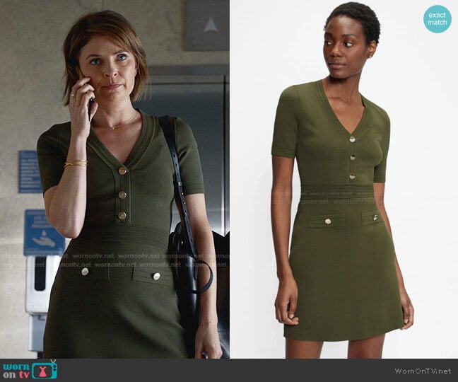 Ted Baker Katanna Dress worn by Taylor Rentzel (MacKenzie Meehan) on Bull