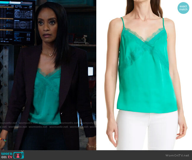Ted Baker Lace Trim Camisole worn by Kelly Olsen (Azie Tesfai) on Supergirl