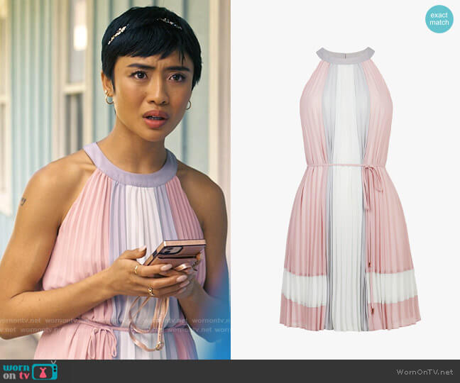 Ted Baker Lellian Dress worn by Margot (Brianne Tju) on I Know What You Did Last Summer