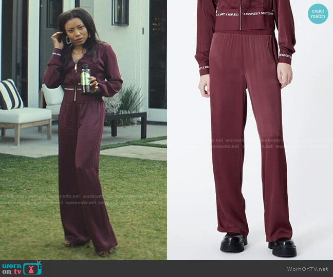 The Kooples Trousers in Flowing Fabric worn by Sherry (Shalita Grant) on You