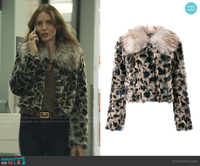 Unreal Fur Leopard Faux-Fur Jacket