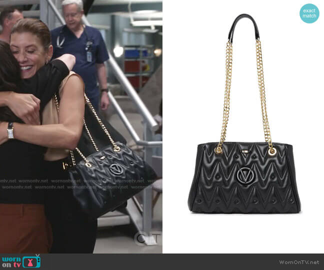 Valentino by Mario Valentino Angelina Quilted Leather Shoulder Bag