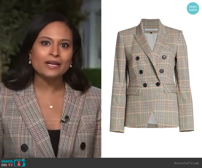 Veronica Beard Miller Dickey Jacket worn by Kristen Welker on Today