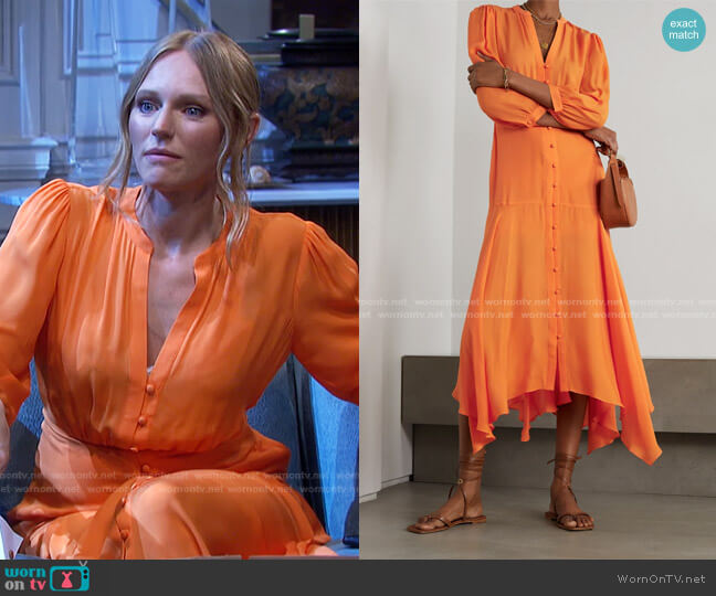 Veronica Beard Roksanda Dress worn by Abigail Deveraux (Marci Miller) on Days of our Lives