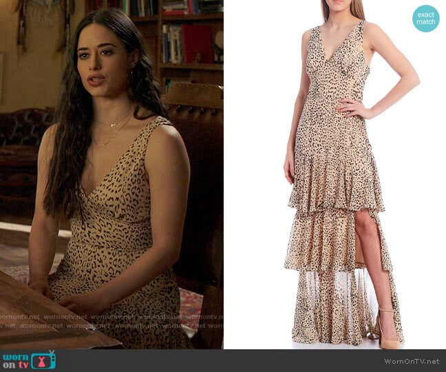 WAYF Hampton Dress worn by Liz Ortecho (Jeanine Mason) on Roswell New Mexico