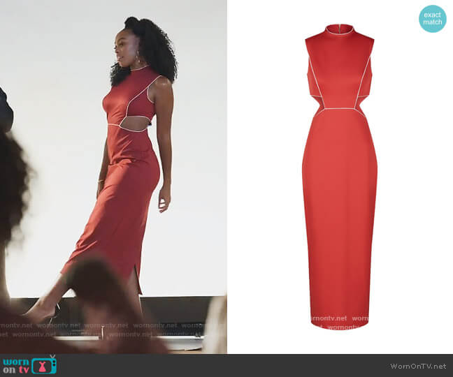 Kurpta El Al Sahara Dress worn by Nikki Vaughn (Alana Bright) on Our Kind of People