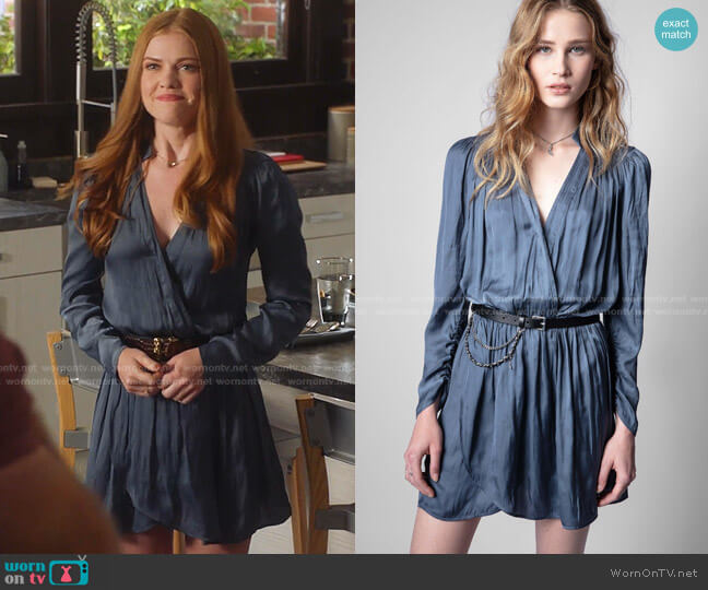 Zadig & Voltaire Reveal Satin Short Dress