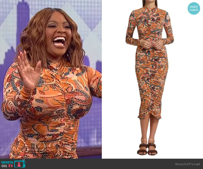 A.L.C. Ansel Ruched Bodycon Dress