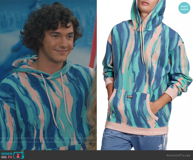 Adidas R.Y.V. Hoodie worn by Jamie Spano (Belmont Cameli) on Saved By The Bell
