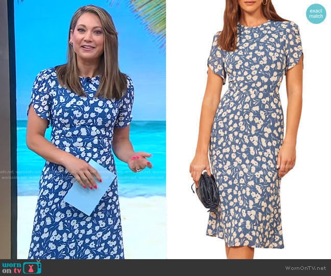 Reformation Andre Dress worn by Ginger Zee on Good Morning America