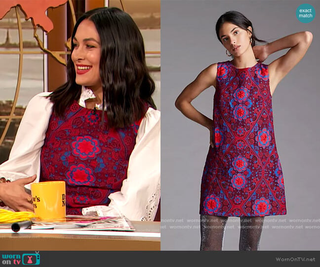 Anthropologie Eva Franco Eyelet Mini Dress