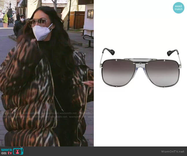 Gucci Aviator Sunglasses worn by Lisa Barlow on The Real Housewives of Salt Lake City