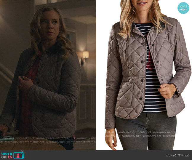 Barbour Deveron Quilted Jacket worn by Barbara Whitmore (Amy Smart) on Stargirl