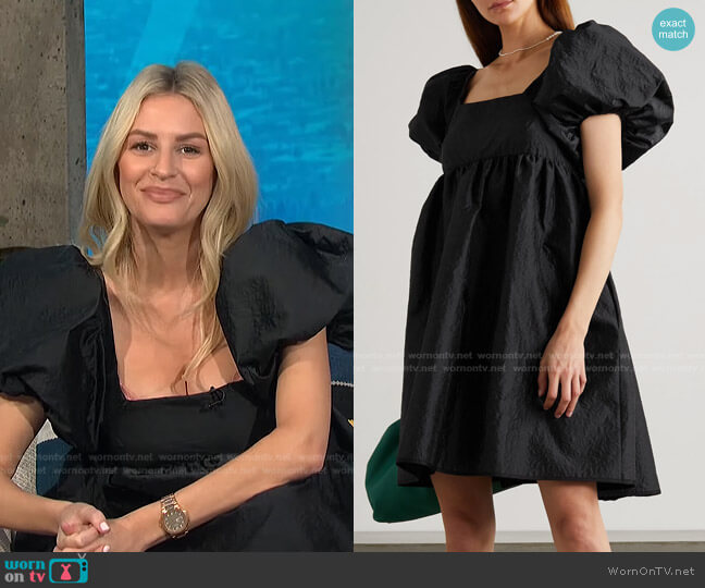 Cecilie Bahnsen Tilde Satin Dress worn by Morgan Stewart on E! News