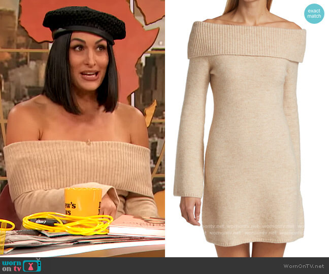 Cult Gaia Sophie Off-The-Shoulder Sweater Dress