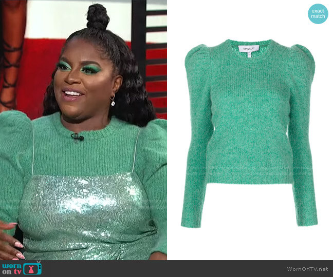 Derek Lam 10 Crosby Locken Puff Sleeve Sweater