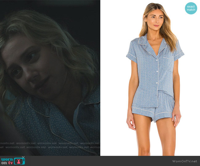 Eberjey Gisele Shortie Short worn by Betty Cooper (Lili Reinhart) on Riverdale