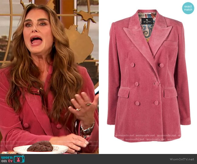 Etro Peak-lapel Double-breasted Blazer