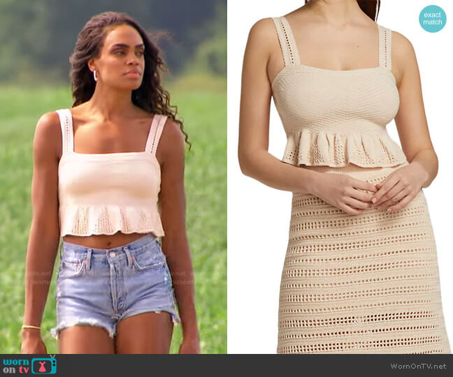 A.L.C. Jace Top worn by Michelle Young on The Bachelorette