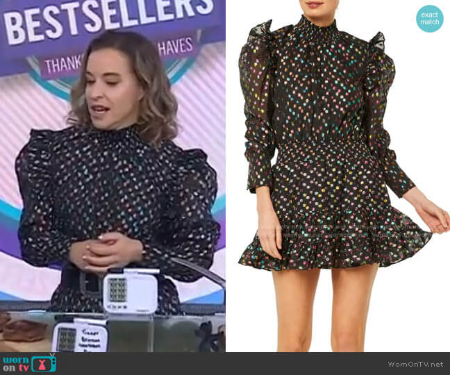Misa Los Angeles Gianna Sequined Mini Dress