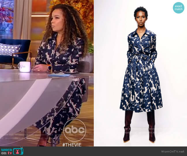 Maison Black Sopohia Dress worn by Sunny Hostin on The View