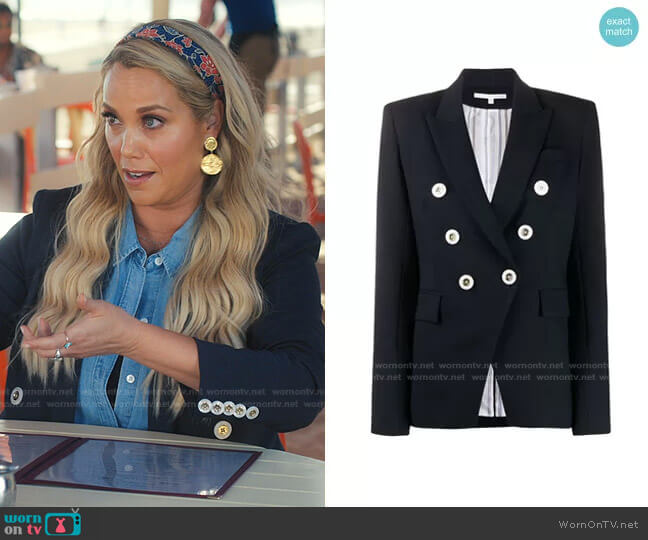 Veronica Beard Miller Dickey Jacket worn by Jessie Spano (Elizabeth Berkley Lauren) on Saved By The Bell