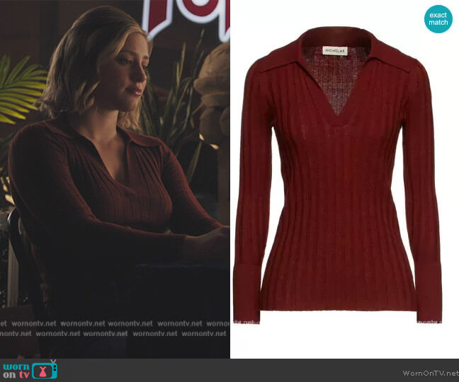 Nicholas Ivanna Top worn by Betty Cooper (Lili Reinhart) on Riverdale