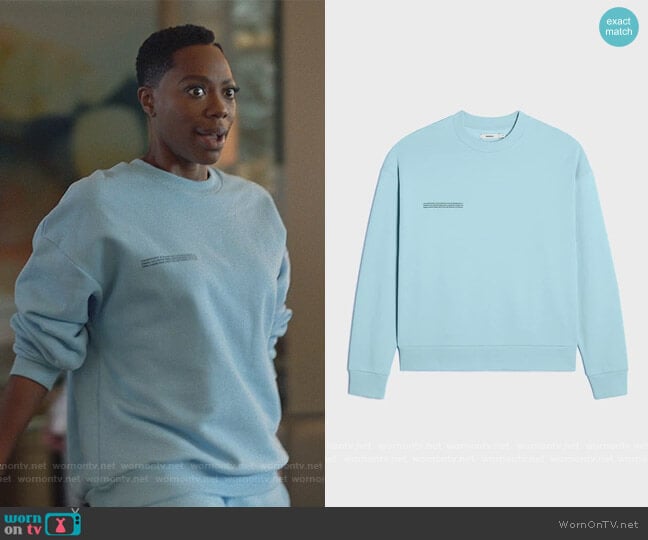 Pangaia 365 Signature Sweatshirt worn by Molly Carter (Yvonne Orji) on Insecure