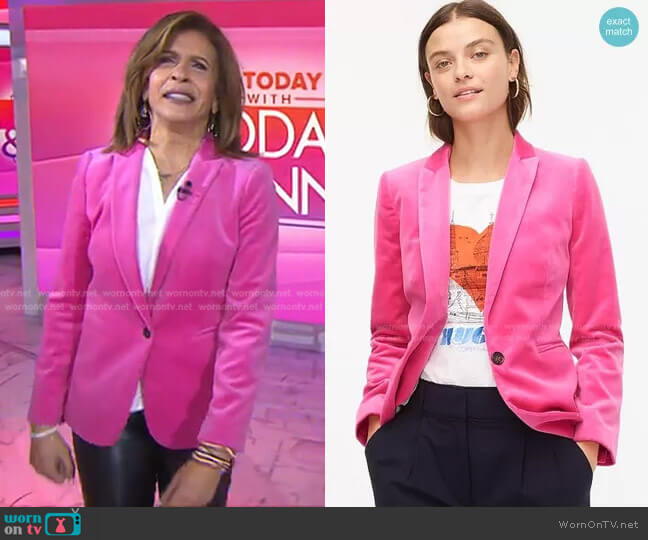 J. Crew Parke Blazer worn by Hoda Kotb on Today