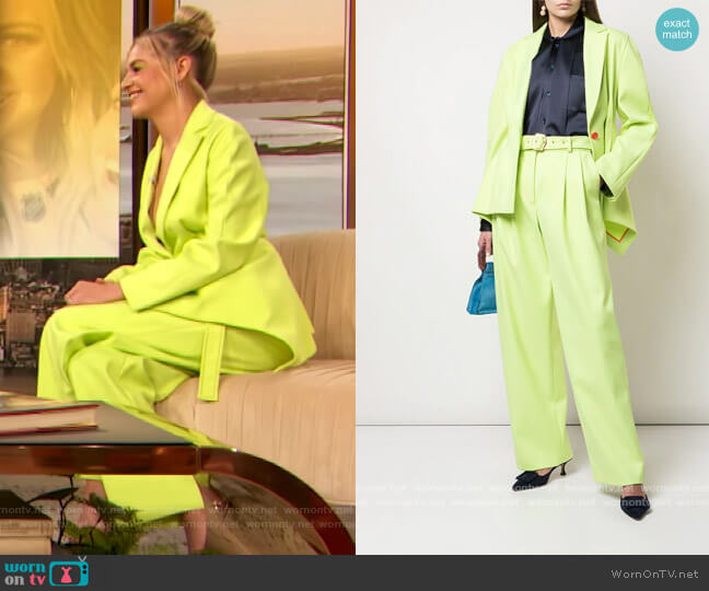 Sies Marjan Neon Draped Blazer