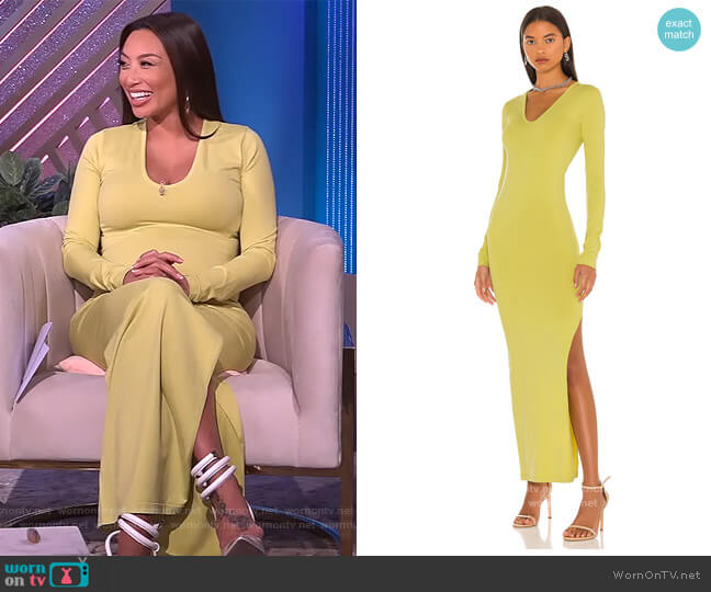 Simon Miler Xema Dress worn by Jeannie Mai on The Real