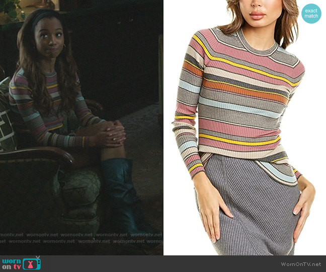Theory Striped Sweater worn by Tabitha Tate (Erinn Westbrook) on Riverdale