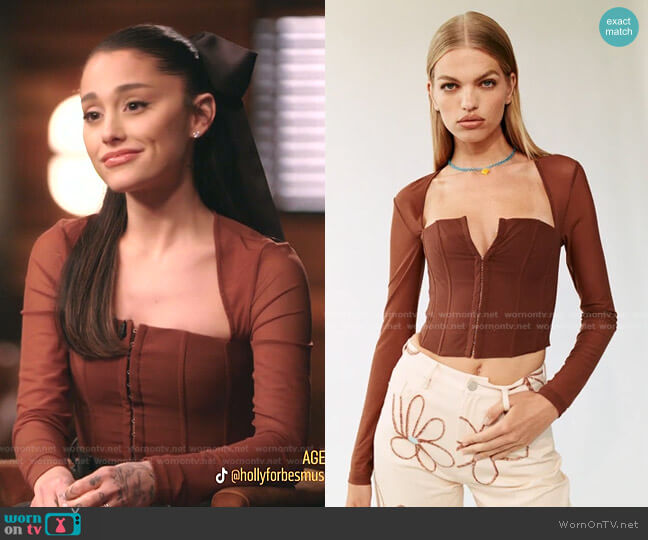 With Jean Al Top worn by Ariana Grande on The Voice