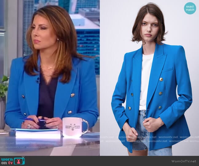 Zara Double Breasted Blazer