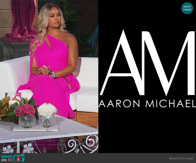 Aaron Michael Custom Dress worn by Gizelle Bryant on The Real Housewives of Potomac
