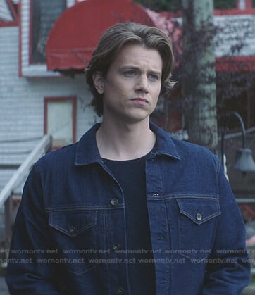 Ace’s denim jacket on Nancy Drew