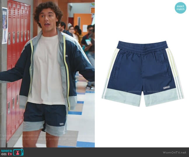 Adidas Woven Shorts worn by Jamie Spano (Belmont Cameli) on Saved By The Bell