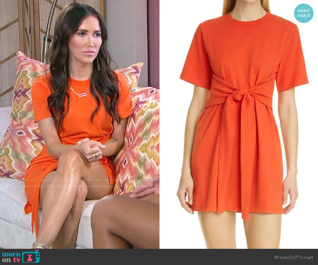 Alice + Olivia Evie Tie Waist Dress worn by Kaitlyn Bristowe on The Bachelorette