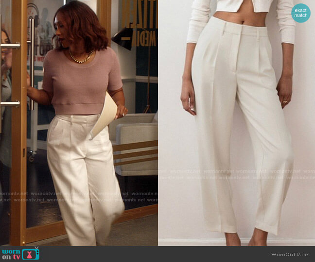 Wilfred Carrot Pants worn by Iris West (Candice Patton) on The Flash