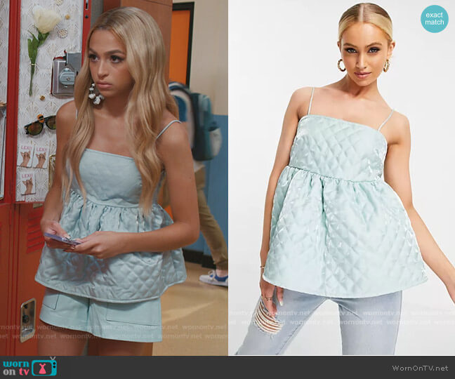 ASOS Smock Quilted Cami