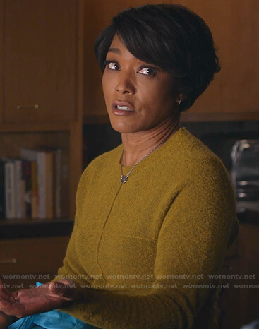 Athena’s yellow sweater on 9-1-1