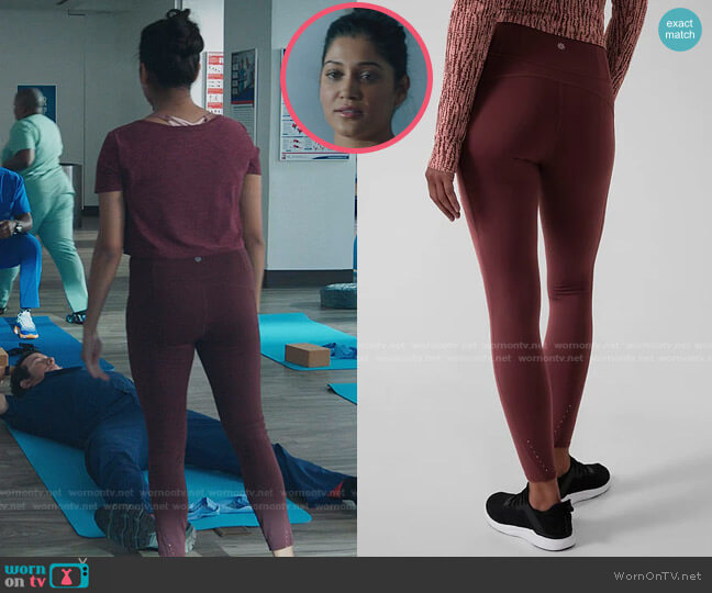 Athleta Rainier Tight worn by Padma (Aneesha Joshi) on The Resident