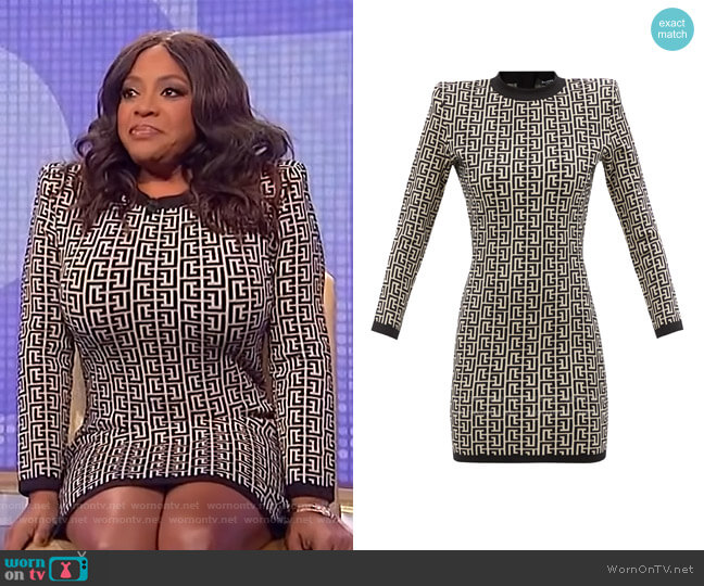 Balmain Monogram Dress