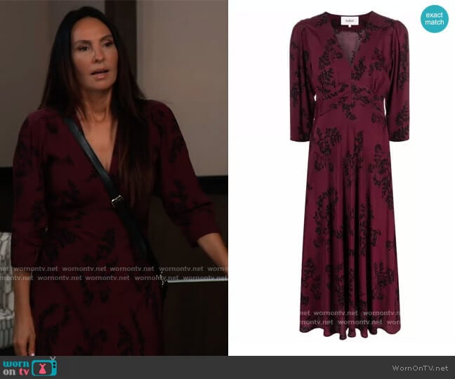 Ba&sh Soa Dress worn by Harmony Miller (Inga Cadranel) on General Hospital
