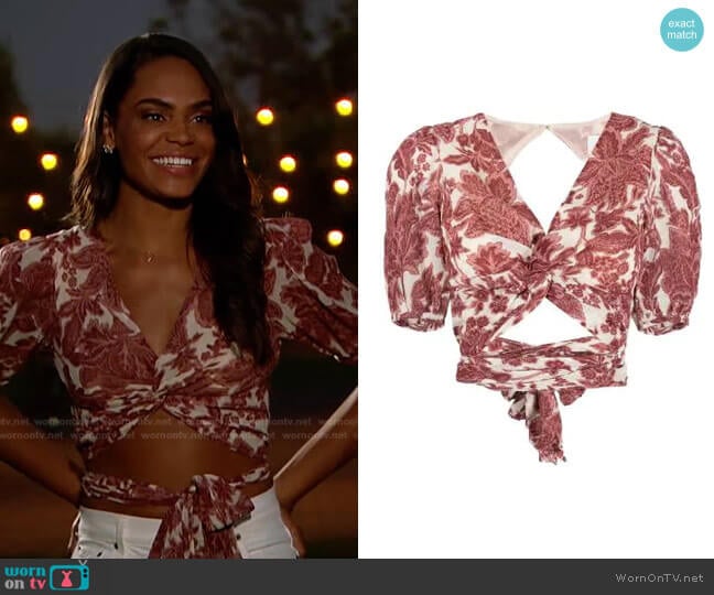 Ba&Sh Wink Top worn by Michelle Young on The Bachelorette