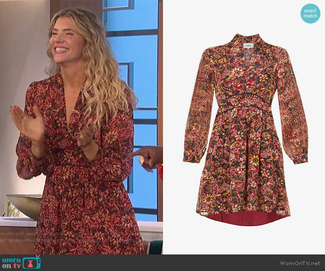 Ba&sh Giani Floral print Dress worn by Amanda Kloots on The Talk