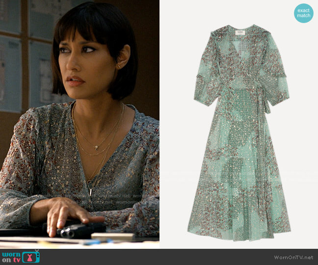 ba&sh Oriane Dress worn by Ren (Janina Gavankar) on Big Sky