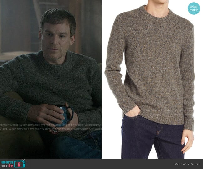 Bonobos Donegal Crewneck Sweater worn by Dexter Morgan (Michael C. Hall) on Dexter New Blood